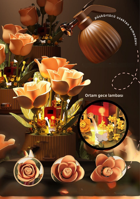 Fleuriste Sihirli Çiçek Açan Lego – Hareketli Çiçek Buketi Seti